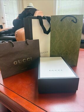 Gucci Gift Bag And Box Brand New Authentic 4 Items for One Price